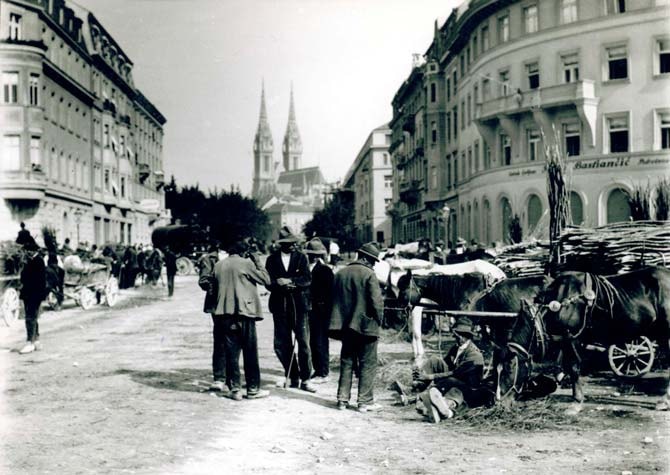 Sajmište (danas ulica Račkog - Trg žrtava fašizma) 1925. godine